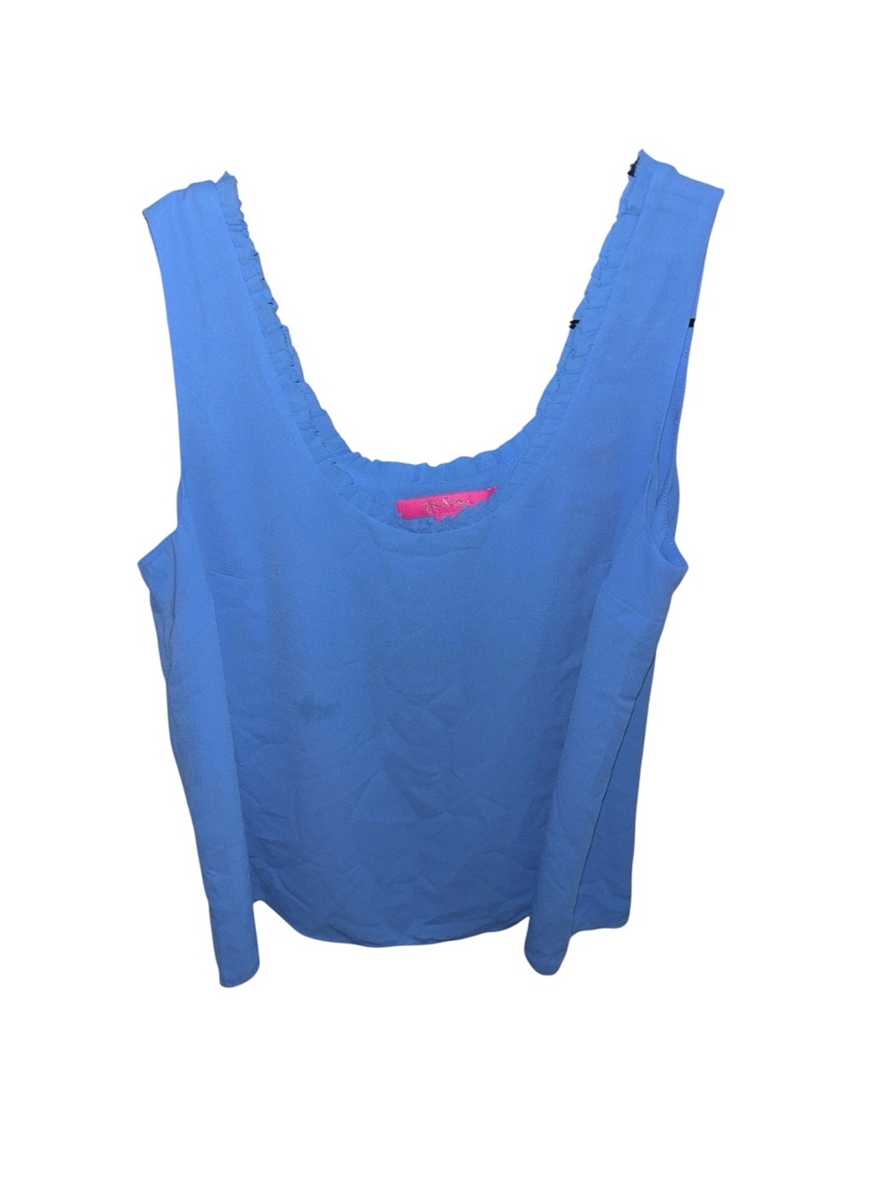 Lilly Pulitzer Bright Blue Sleeveless Scoop Neck Tank